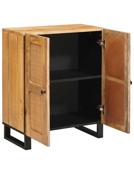 Credenza Marrone 60 x 33 x 75 cm Legno di mango massello