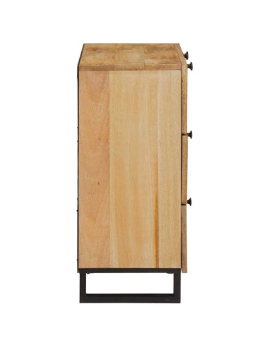 Credenza Marrone 60 x 33 x 75 cm Legno di mango massello