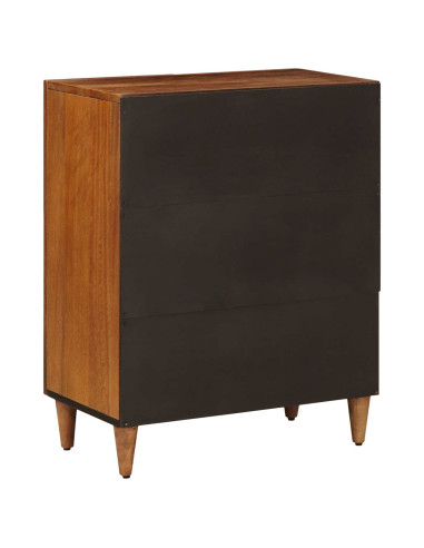 Credenza Noce 60 x 33 x 75 cm Legno di mango massello