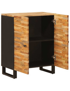 Credenza con Ripostiglio Marrone 60 x 33 x 75 cm 2