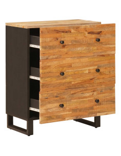 Credenza con Ripostiglio Marrone 60 x 33 x 75 cm 2