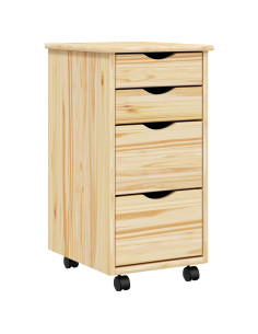 Mobiletto con Scrivania con ruota MOSS Vernice trasparente 2