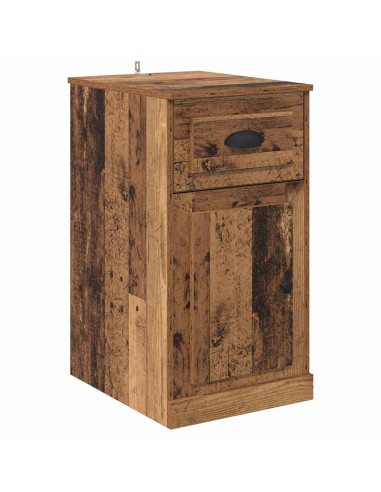 Mobile laterale Legno vecchio 40 x 50 x 75 cm Legno multistrato