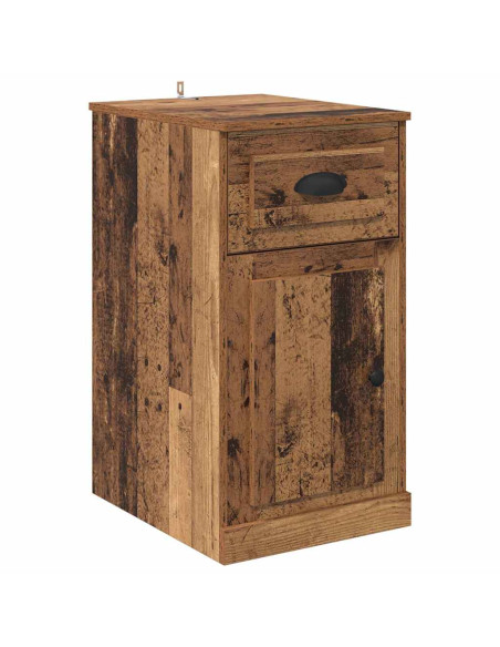 Mobile laterale Legno vecchio 40 x 50 x 75 cm Legno multistrato