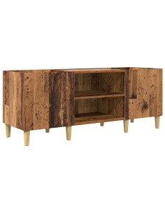 Mobile porta vinili Legno vecchio 121 x 38 x 48 cm 2