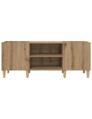 Mobile porta vinili Rovere artigianale 121 x 38 x 48 cm