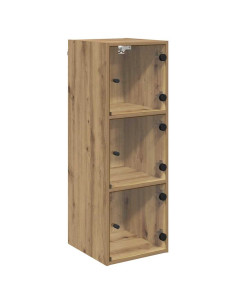 Armadietto a muro Rovere artigianale 35 x 37 x 102 cm 2