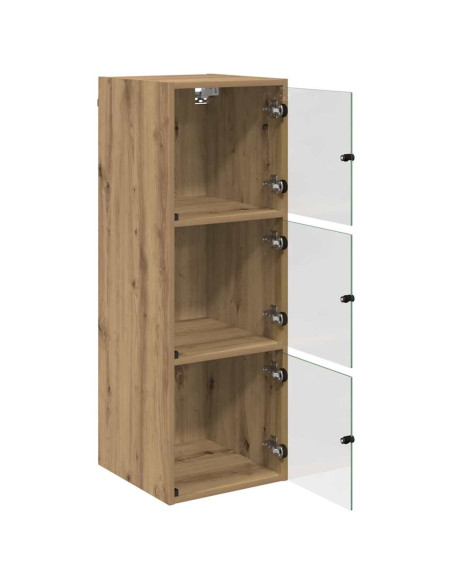 Armadietto a muro Rovere artigianale 35 x 37 x 102 cm