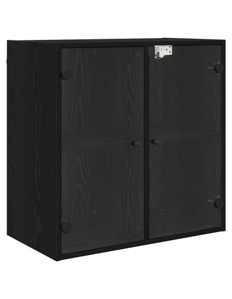 Armadietto a muro Rovere Nero 68 x 37 x 68,5 cm