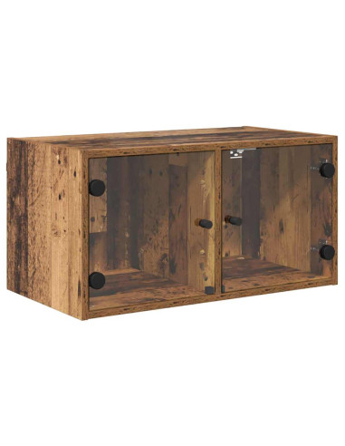 Armadi da Parete 2 pcs Legno vecchio 68 x 37 x 35 cm