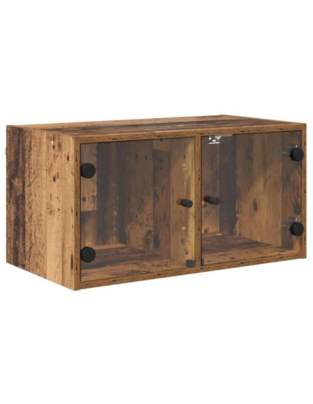 Armadi da Parete 2 pcs Legno vecchio 68 x 37 x 35 cm