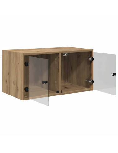 Armadi da Parete 2 pcs Rovere artigianale 68 x 37 x 35 cm