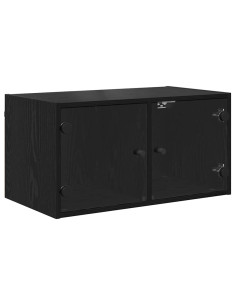 Armadietto a muro Rovere Nero 68 x 37 x 35 cm Legno multistrato 2