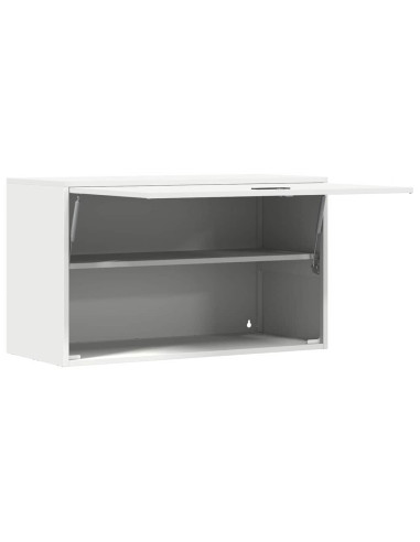 Armadio a muro per garage Bianco 90 x 40 x 53 cm