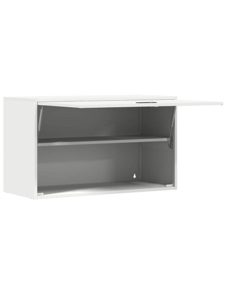 Armadio a muro per garage Bianco 90 x 40 x 53 cm