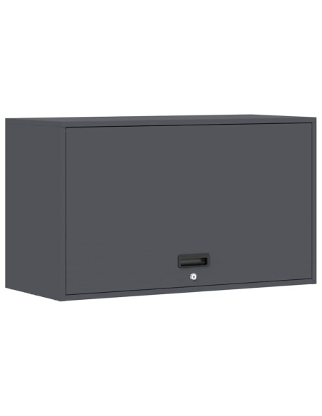 Armadio a muro per garage Antracite 90 x 40 x 53 cm