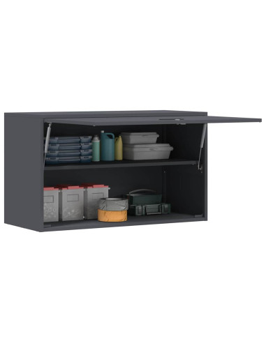 Armadio a muro per garage Antracite 90 x 40 x 53 cm