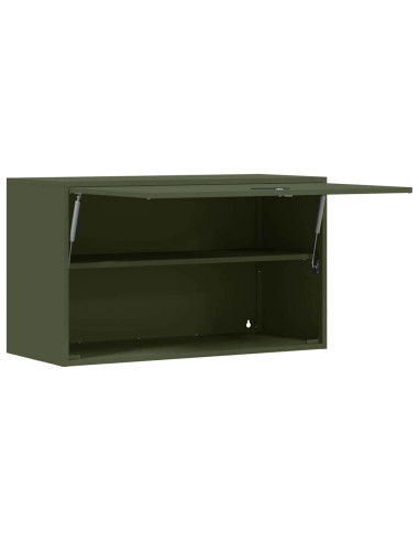 Armadio a muro per garage Oliver verde 90 x 40 x 53 cm