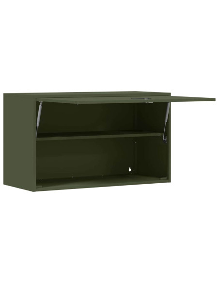 Armadio a muro per garage Oliver verde 90 x 40 x 53 cm