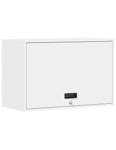 Armadio a muro per garage Bianco 80 x 40 x 53 cm 2