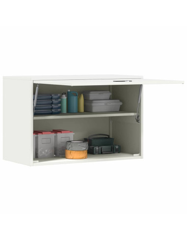 Armadio a muro per garage Bianco 80 x 40 x 53 cm