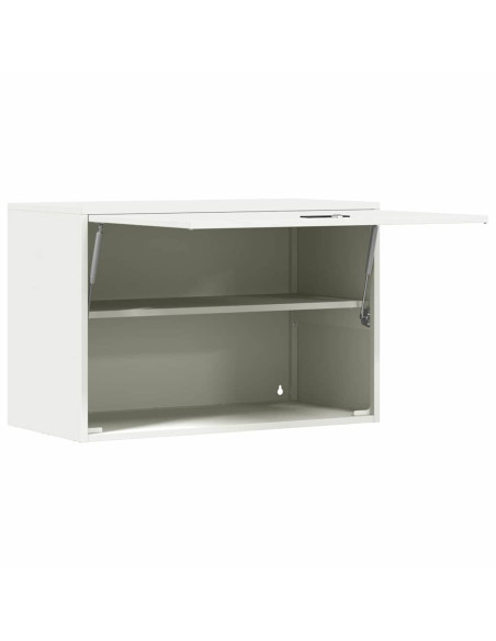 Armadio a muro per garage Bianco 80 x 40 x 53 cm