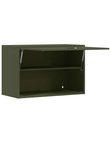 Armadio a muro per garage Oliver verde 80 x 40 x 53 cm