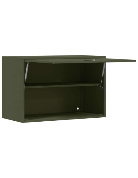 Armadio a muro per garage Oliver verde 80 x 40 x 53 cm