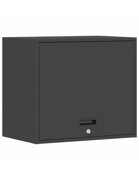 Armadio a muro per garage Nero 60 x 40 x 53 cm
