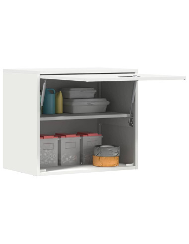 Armadio a muro per garage Bianco 60 x 40 x 53 cm
