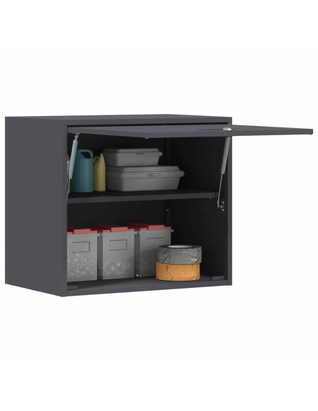 Armadio a muro per garage Antracite 60 x 40 x 53 cm