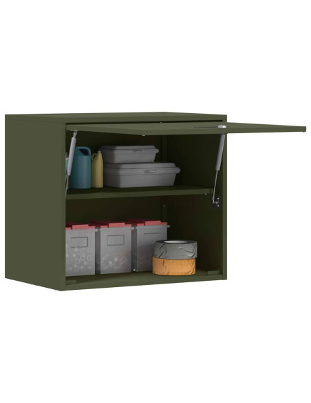 Armadio a muro per garage Oliver verde 60 x 40 x 53 cm