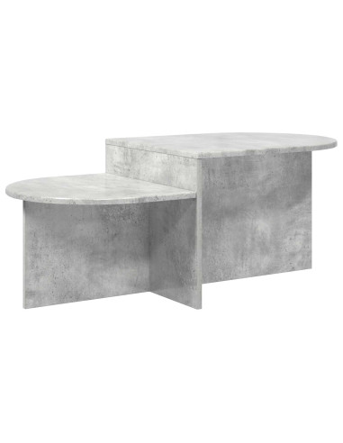 Tavolino da salotto Grigio Cemento 100 x 50 x 40 cm