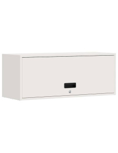 Armadio a muro per garage Bianco 90 x 33 x 35 cm 2