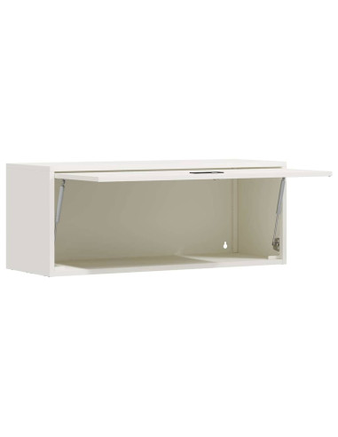 Armadio a muro per garage Bianco 90 x 33 x 35 cm