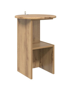 Tavolo laterale Rovere Artigianale Ø 39,5 x 55 cm