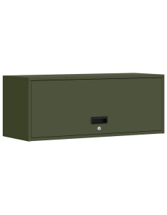 Armadio a muro per garage Oliver verde 90 x 33 x 35 cm 2