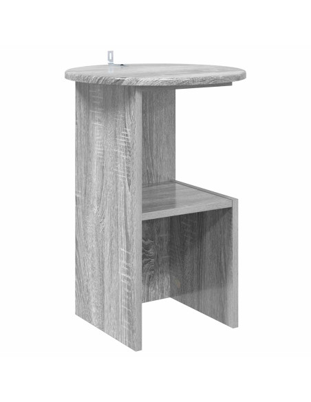 Tavolo laterale Grigio Sonoma Ø 39,5 x 55 cm
