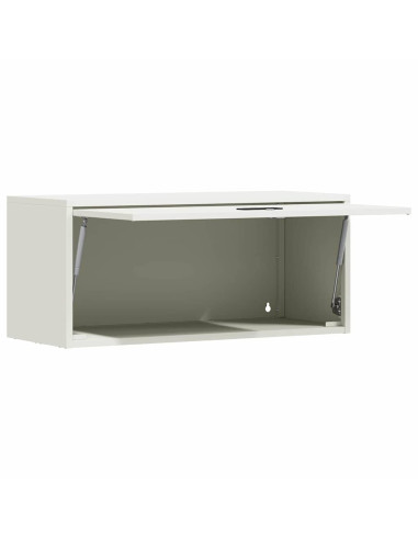 Armadio a muro per garage Bianco 80 x 33 x 35 cm