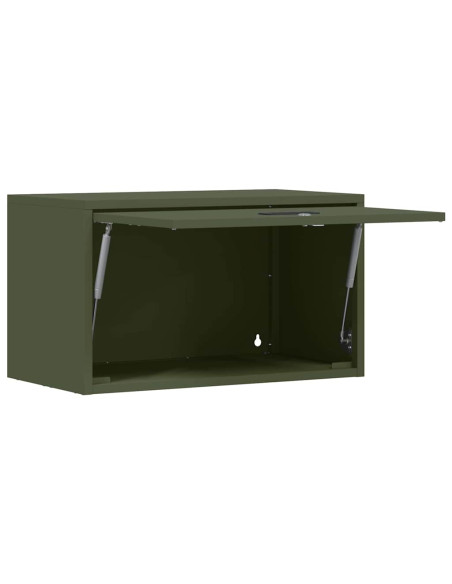 Armadio a muro per garage Oliver verde 60 x 33 x 35 cm