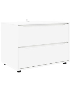 Armadio Bianco 80 x 48 x 57 cm Legno multistrato 2