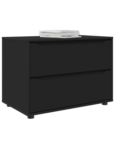 Armadio Nero 80 x 48 x 57 cm Legno multistrato