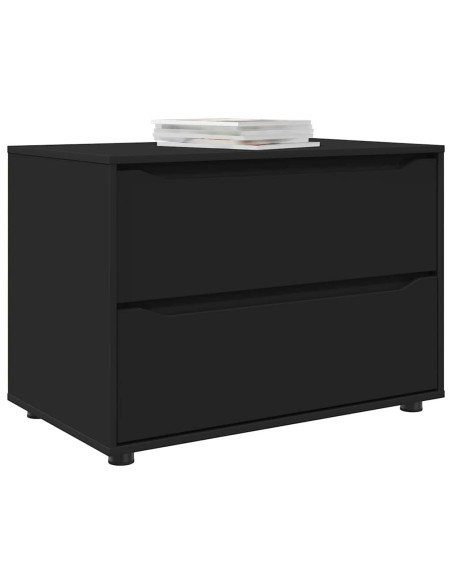Armadio Nero 80 x 48 x 57 cm Legno multistrato