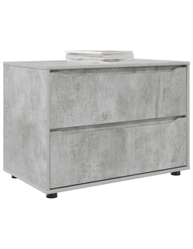 Armadio Grigio cemento 80 x 48 x 57 cm Legno multistrato