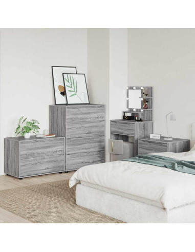 Armadio Grigio Sonoma 80 x 48 x 57 cm Legno multistrato