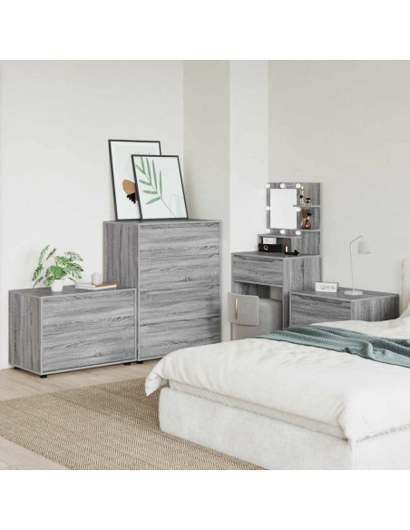 Armadio Grigio Sonoma 80 x 48 x 57 cm Legno multistrato