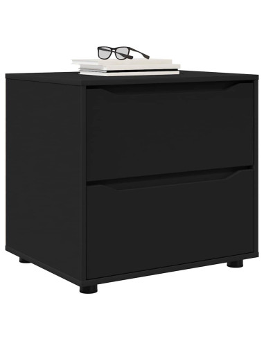 Armadio Nero 60 x 48 x 57 cm Legno multistrato