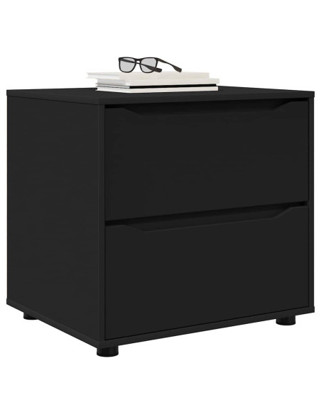 Armadio Nero 60 x 48 x 57 cm Legno multistrato