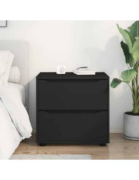 Armadio Nero 60 x 48 x 57 cm Legno multistrato
