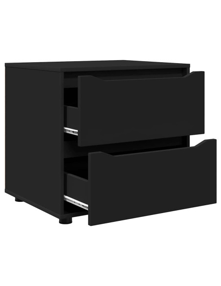 Armadio Nero 60 x 48 x 57 cm Legno multistrato